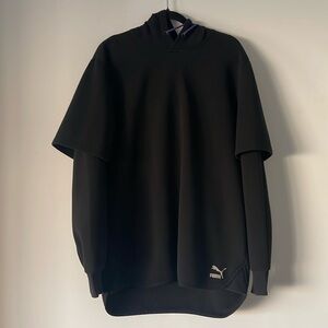 Puma men’s large all black hoodie size large